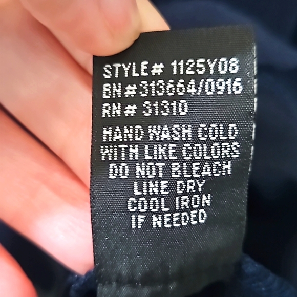 BCX Navy Blue Cold Shoulder Flowy Dress Size Small - Picture 9 of 11